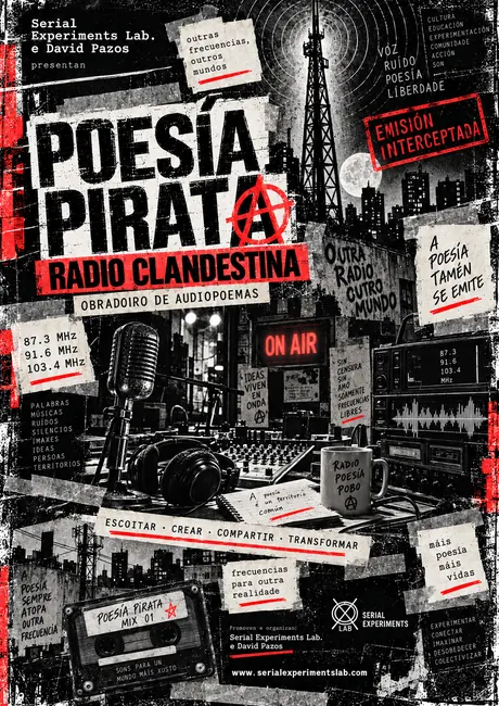 Poster orixinal Obradoiro de audiopoemas