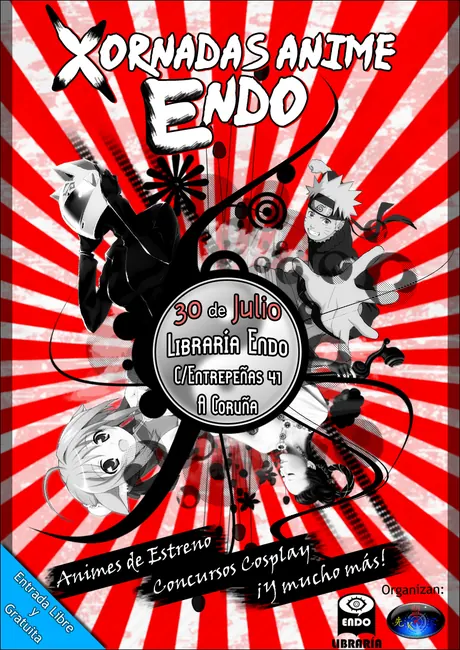 Cartel orixinal Xornadas Endo